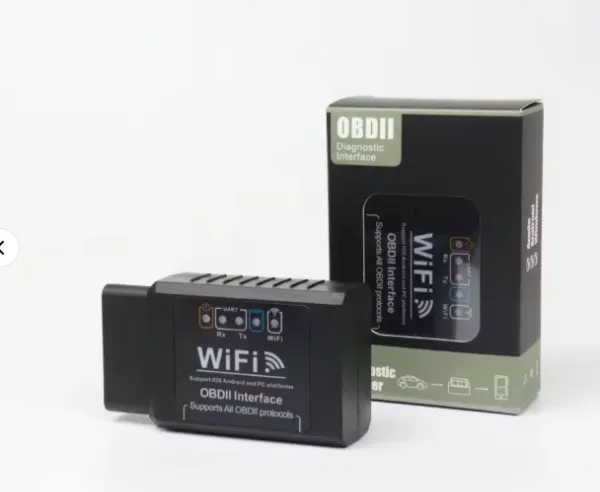 ELM327 WIFI OBDII Scanner Car Diagnostic Tool ELM 327 Black