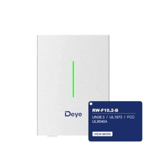 Deye RW-F10.2 LV 10.2kWh Lithium Battery ESS Flexible Residential Energy Storage Solution